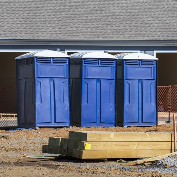 are there any restrictions on where i can place the porta potties during my rental period in Barnhart